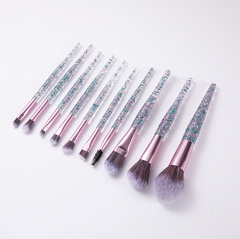10-Piece Essential Makeup Brush Kit