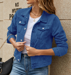 Women's Denim Jacket for Casual Wear