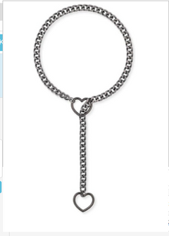 Heart Slip Chain Necklace for Women