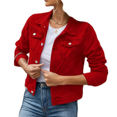Women's Denim Jacket for Casual Wear