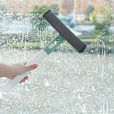3-in-1 Glass Cleaner With Spray And Double-sided Wiper
