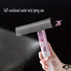 3-in-1 Glass Cleaner With Spray And Double-sided Wiper