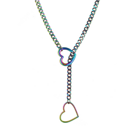 Heart Slip Chain Necklace for Women