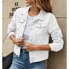 Women's Denim Jacket for Casual Wear