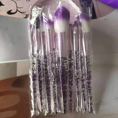 10-Piece Essential Makeup Brush Kit