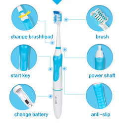 SonicPro C6 Electric Toothbrush with Dual Soft Heads