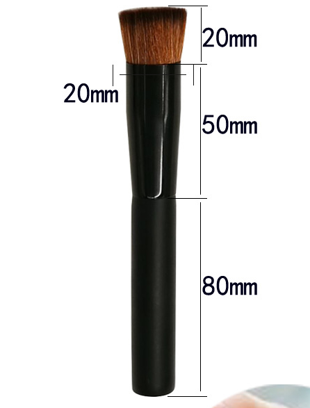 Sleek Ash Wood Foundation Brush